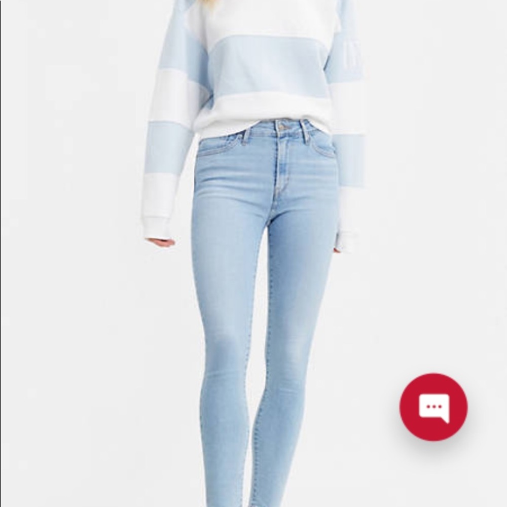 Levi’s 721 High Rise Skinny Jeans